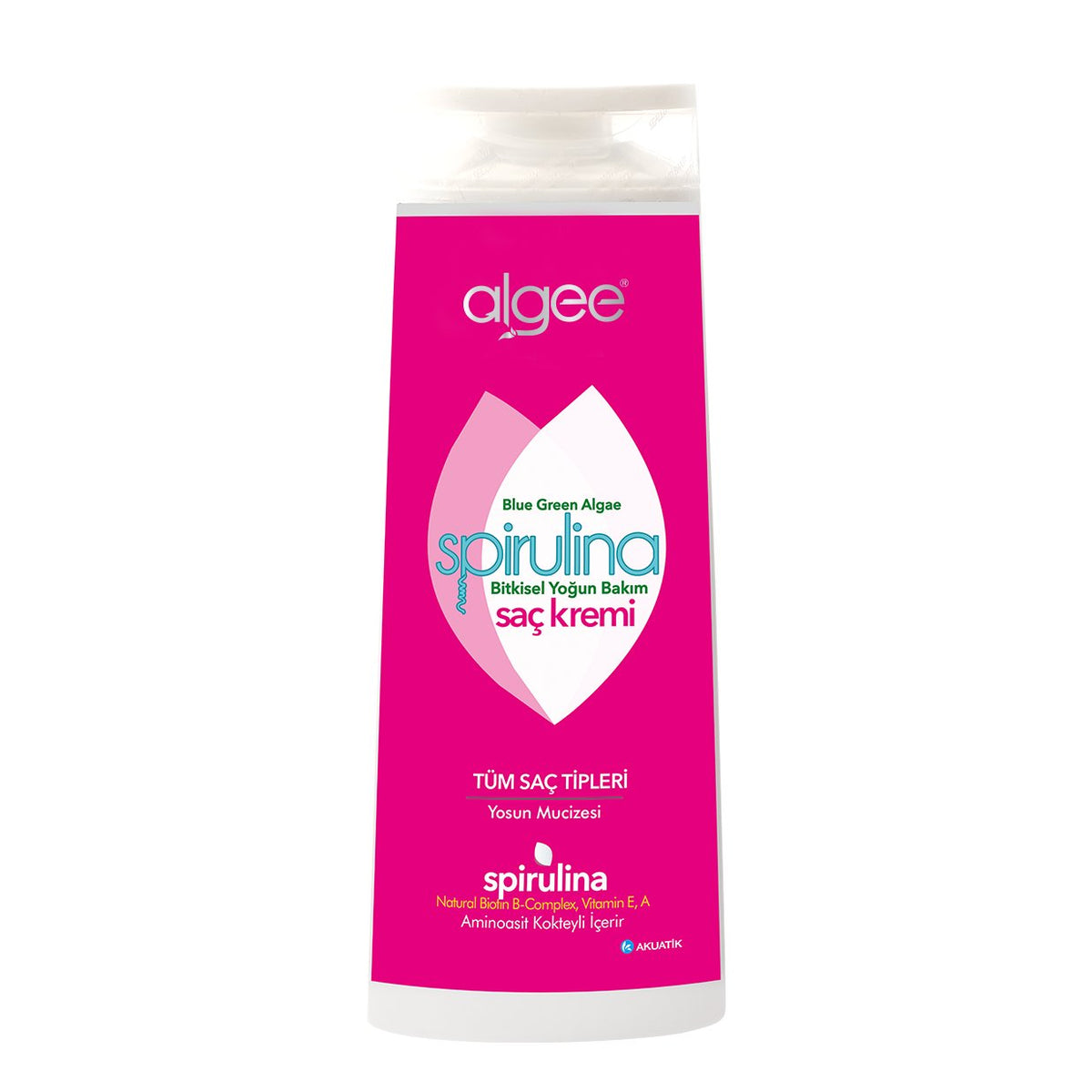 Spirulina Yoğun Bakım Saç Kremi 400 ml | %100 Bitkisel & Vegan Saç Bakımı | algee®